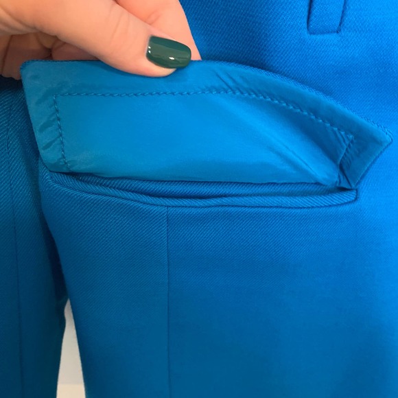 NWT Ann Taylor Long Sleeve Blazer Medium Mid-length Button-front Lined - Picture 8 of 16